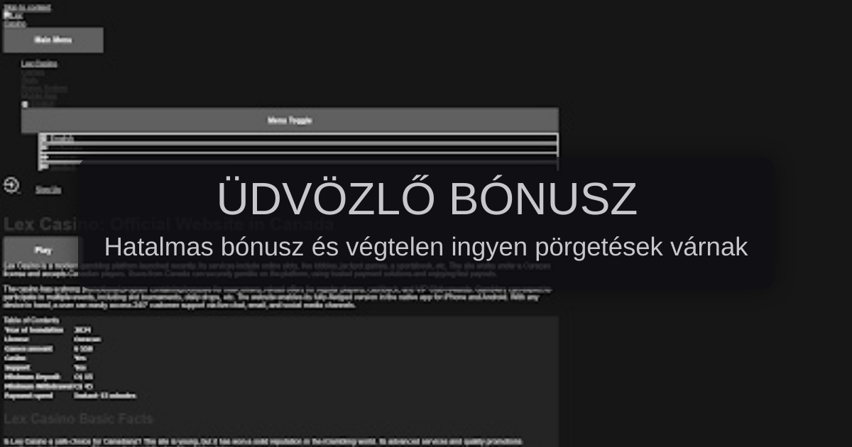 Lex Casino - Az Ön online kaszinója Magyarországon